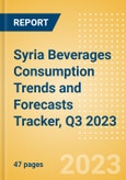 Syria Beverages Consumption Trends and Forecasts Tracker, Q3 2023 (Dairy and Soy Drinks, Alcoholic Drinks, Soft Drinks and Hot Drinks)- Product Image