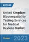 United Kingdom Biocompatibility Testing Services for Medical Devices Market: Prospects, Trends Analysis, Market Size and Forecasts up to 2030 - Product Thumbnail Image
