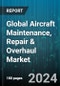Global Aircraft Maintenance, Repair & Overhaul Market by Services (Engineering Services, Freight Conversions, Inventory Management), Division (Airframe, Avionics, Cabin Interior), Aircraft Generation, Organization Type, Application - Forecast 2024-2030 - Product Image