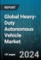 Global Heavy-Duty Autonomous Vehicle Market by Drive Type (Fully Autonomous, Semi-Autonomous), Propulsion Type (Battery Electric Vehicle (BEV), Fuel Cell Electric Vehicle (FCEV), Plug-In Hybrid Electric Vehicle (PHEV)), Charging Type, Capacity, Application - Forecast 2024-2030 - Product Thumbnail Image
