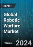 Global Robotic Warfare Market by Component (Hardware, Software), Capability (Exoskeleton & Wearables, Target Acquisition Systems, Turret & Weapon Systems), Mode of Operation, Application - Forecast 2024-2030- Product Image