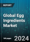Global Egg Ingredients Market by Product (Egg White Peptide, Egg Yolk Lecithin, Eggshell Membrane), Form (Liquid, Solid), End-Use - Forecast 2024-2030- Product Image