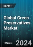 Global Green Preservatives Market by Type (Bacteriophages, Essential Oil & Nanoformulations, Natural Preservative), Application (Agriculture, Food & Beverage, Personal Care & Cosmetic) - Forecast 2024-2030- Product Image