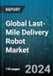 Global Last-Mile Delivery Robot Market by Product (Flying Drones, Humanoids, Legged Robot), Type (Fixed-Wing, Hybrid, Rotary-Wing), Application - Forecast 2024-2030 - Product Image