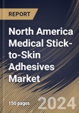 North America Medical Stick-to-Skin Adhesives Market Size, Share & Trends Analysis Report By Type, By Backing Material (Paper, Fabric, Plastic, and Others), By Application, By End-User, By Product, By Country and Growth Forecast, 2023 - 2030- Product Image