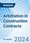 Arbitration in Construction Contracts - Webinar (Recorded)- Product Image