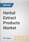 Herbal Extract Products Market By Type, By Raw Materials, By End-use Industry: Global Opportunity Analysis and Industry Forecast, 2023-2032 - Product Thumbnail Image
