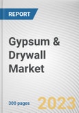 Gypsum & Drywall Market By PRODUCT, By END-USER, By Thickness: Global Opportunity Analysis and Industry Forecast, 2023-2032- Product Image