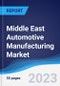 Middle East Automotive Manufacturing Market to 2027 - Product Image