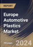 Europe Automotive Plastics Market Size, Share & Trends Analysis Report By Process, By Application (Interior Furnishings, Powertrain, Electrical Components, Exterior Furnishings, Chassis, and Under the Hood), By Product, By Country and Growth Forecast, 2023 - 2030- Product Image