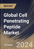 Global Cell Penetrating Peptide Market Size, Share & Trends Analysis Report By End-use, By Application (Drug Delivery, Gene Delivery, Diagnostics, Molecular Imaging, and Others), By Type, By Regional Outlook and Forecast, 2023 - 2030- Product Image