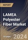 LAMEA Polyester Fiber Market Size, Share & Trends Analysis Report By Form (Solid, and Hollow), By Grade, By Product Type (Polyester Staple Fiber (PSF), and Polyester Filament Yarn (PFY)), By Application, By Country and Growth Forecast, 2023 - 2030- Product Image