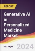 Generative AI in Personalized Medicine Market Report: Trends, Forecast and Competitive Analysis to 2030- Product Image