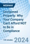 Unclaimed Property: Why Your Company Can't Afford NOT to Be in Compliance - Webinar (Recorded) - Product Thumbnail Image