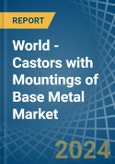 World - Castors with Mountings of Base Metal - Market Analysis, Forecast, Size, Trends and Insights- Product Image