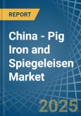 China - Pig Iron and Spiegeleisen - Market Analysis, Forecast, Size, Trends and Insights- Product Image