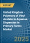 United Kingdom - Polymers of Vinyl Acetate in Aqueous Dispersion in Primary Forms - Market Analysis, Forecast, Size, Trends and insights - Product Thumbnail Image