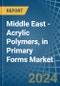 Middle East - Acrylic Polymers, in Primary Forms (excluding Polymethyl Methacrylate) - Market Analysis, Forecast, Size, Trends and insights - Product Thumbnail Image