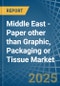 Middle East - Paper other than Graphic, Packaging or Tissue - Market Analysis, Forecast, Size, Trends and Insights - Product Thumbnail Image