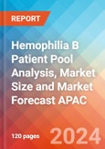 Hemophilia B Patient Pool Analysis, Market Size and Market Forecast APAC - 2034- Product Image