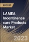 LAMEA Incontinence care Products Market Size, Share & Industry Trends Analysis Report By Usage (Disposable, and Reusable), By Gender (Female, and Male), By Distribution Channel, By End-use, By Product Type, By Country and Growth Forecast, 2023 - 2030 - Product Image