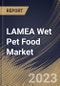 LAMEA Wet Pet Food Market Size, Share & Industry Trends Analysis Report By Pet (Dog, and Cat), By Source (Animal-based, Plant-derivatives, and Synthetic), By Distribution Channel, By Country and Growth Forecast, 2023 - 2030 - Product Image