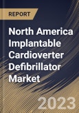 North America Implantable Cardioverter Defibrillator Market Size, Share & Industry Trends Analysis Report By Type, By Product Type, By NYHA Class, By End-Use (Hospitals, Ambulatory Surgical Centers), By Country and Growth Forecast, 2023 - 2030- Product Image