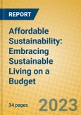 Affordable Sustainability: Embracing Sustainable Living on a Budget- Product Image