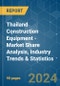 Thailand Construction Equipment - Market Share Analysis, Industry Trends & Statistics, Growth Forecasts 2019 - 2029 - Product Image