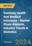 Germany Health And Medical Insurance - Market Share Analysis, Industry Trends & Statistics, Growth Forecasts (2024 - 2029)- Product Image