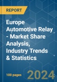 Europe Automotive Relay - Market Share Analysis, Industry Trends & Statistics, Growth Forecasts 2019 - 2029- Product Image