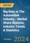 Big Data In The Automotive Industry - Market Share Analysis, Industry Trends & Statistics, Growth Forecasts 2019 - 2029 - Product Image