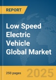 Low Speed Electric Vehicle Global Market Report 2024- Product Image