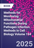 Methods for Monitoring Mitochondrial Functions During Pathogen Infection. Methods in Cell Biology Volume 194- Product Image