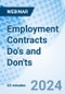 Employment Contracts Do's and Don'ts - Webinar (Recorded) - Product Image