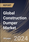Global Construction Dumper Market Size, Share & Trends Analysis Report By Product Type (Articulated, and Rigid) By Fuel Type (Diesel, Gasoline, and CNG & Others) By Application (Construction, Mining, and Others), By Regional Outlook and Forecast, 2023 - 2030- Product Image