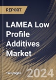 LAMEA Low Profile Additives Market Size, Share & Trends Analysis Report By Application, By Product (Polyvinyl Acetate (PVAc), Polymethyl Methacrylate (PMMA), Polystyrene (PS), Polyurethane (PU), and High-density Polyethylene (HDPE)), By Country and Growth Forecast, 2023 - 2030- Product Image
