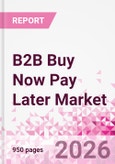 B2B Buy Now Pay Later Business and Investment Opportunities Databook - 45+ KPIs on B2B BNPL Market Size, End-Use Sectors, Retail Product Categories, Sales Channels, Company Size - Q2 2026 Update- Product Image