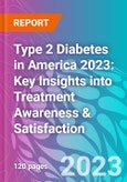 Type 2 Diabetes in America 2023: Key Insights into Treatment Awareness & Satisfaction- Product Image