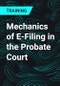 Mechanics of E-Filing in the Probate Court - Product Thumbnail Image