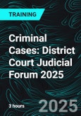 Criminal Cases: District Court Judicial Forum 2025 (Recorded)- Product Image