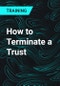 How to Terminate a Trust - Product Thumbnail Image