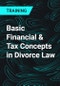 Basic Financial & Tax Concepts in Divorce Law - Product Thumbnail Image
