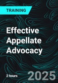 Effective Appellate Advocacy- Product Image