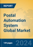 Postal Automation System Global Market Insights 2024, Analysis and Forecast to 2029, by Market Participants, Regions, Technology, Application- Product Image