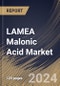 LAMEA Malonic Acid Market Size, Share & Trends Analysis Report By Application (Flavor Enhancer, API, Additive, pH Controller, Precurser, and Others), By End Use, By Country and Growth Forecast, 2023 - 2030 - Product Image