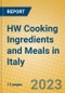HW Cooking Ingredients and Meals in Italy - Product Image