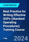 Best Practice for Writing Effective SOPs (Standard Operating Procedures) Training Course (ONLINE EVENT: December 12, 2024)- Product Image