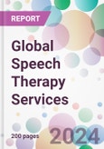 Global Speech Therapy Services Market Analysis & Forecast to 2024-2034- Product Image