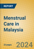 Menstrual Care in Malaysia- Product Image